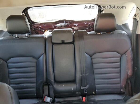 2FMPK4J89JBB61110 2018 FORD EDGE Burgundy Вид задніх сидінь