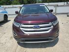 2018 Ford Edge Sel Burgundy vin: 2FMPK4J89JBB61110