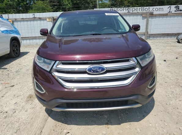 2FMPK4J89JBB61110 2018 FORD EDGE Burgundy Вид спереду