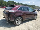2018 Ford Edge Sel Burgundy vin: 2FMPK4J89JBB61110