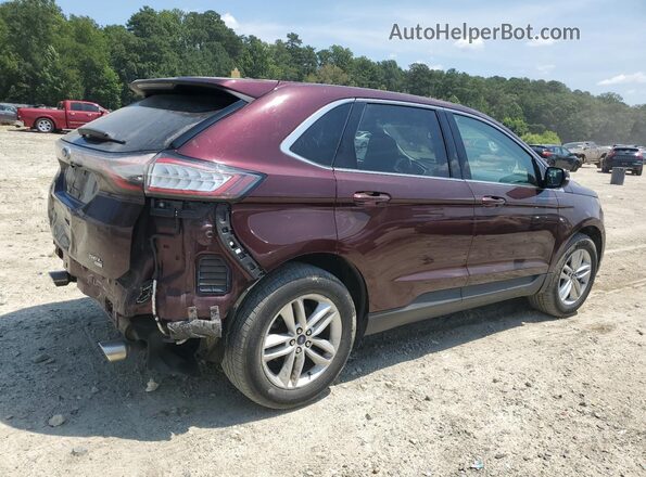 2FMPK4J89JBB61110 2018 FORD EDGE Burgundy Задня права чверть