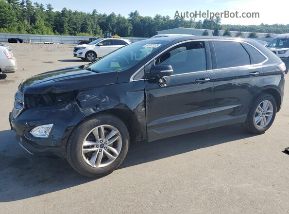 2FMPK4J8XJBC04109 2018 FORD EDGE Black Vista tres cuartos delantera izquierda