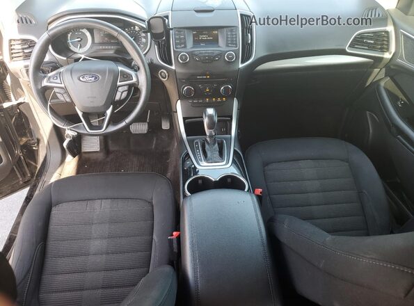2FMPK4J8XJBC04109 2018 FORD EDGE Black Vista del salpicadero