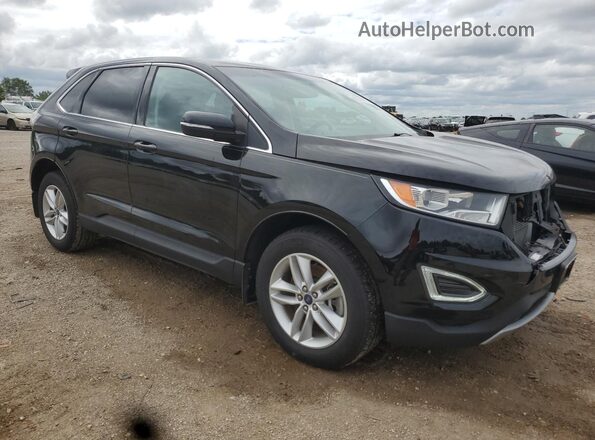2FMPK4J8XJBC10377 2018 FORD EDGE Black Przód prawy
