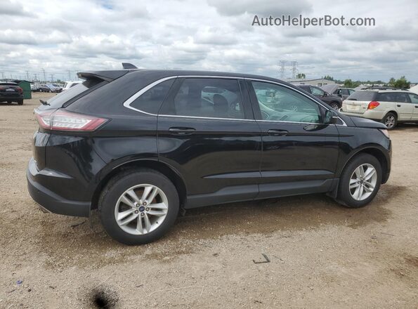 2FMPK4J8XJBC10377 2018 FORD EDGE Black Tył prawy