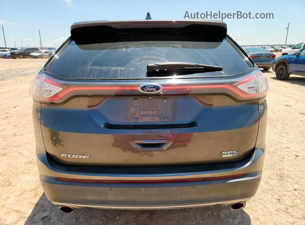 2FMPK4J90JBB05162 2018 FORD EDGE Gray Vista trasera