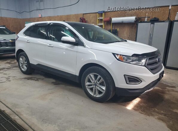 2FMPK4J95JBB91701 2018 FORD EDGE White Առջևի աջ