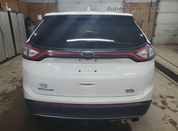 2FMPK4J95JBB91701 2018 FORD EDGE White Հետևի տեսք