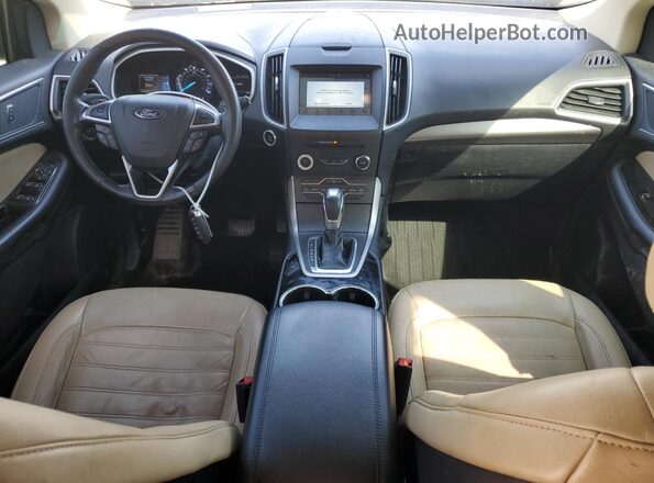 2FMPK4J96JBC21062 2018 FORD EDGE Black წინა პანელის ხედი
