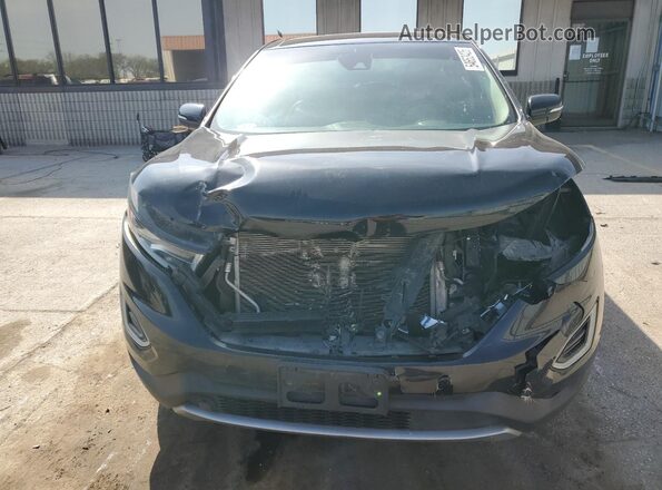 2FMPK4J96JBC21062 2018 FORD EDGE Black წინა ხედი