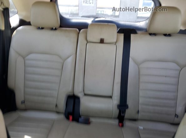 2FMPK4J96JBC21062 2018 FORD EDGE Black უკანა სავარძლების ხედი