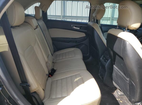 2FMPK4J96JBC21062 2018 FORD EDGE Black უკანა სალონის ხედი