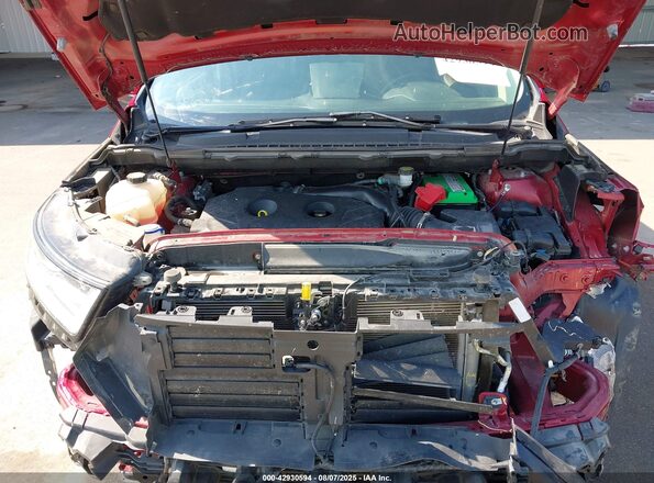 2FMPK4J96JBC26925 2018 FORD EDGE Красный Вид сзади