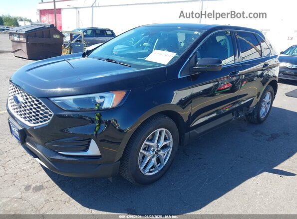 2FMPK4J9XRBA70531 2024 FORD EDGE Black Передня ліва чверть
