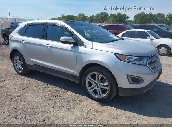 2FMPK4K86JBC33184 2018 FORD EDGE Silver Առջևի աջ