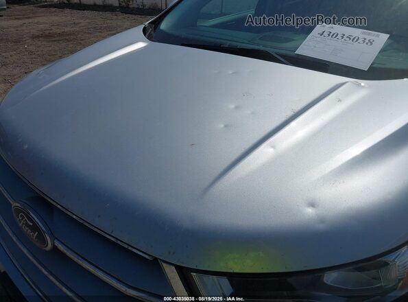 2FMPK4K86JBC33184 2018 FORD EDGE Silver Սալոնի հետևի տեսք