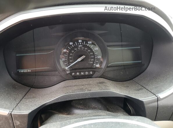 2FMPK4K87JBB49326 2018 FORD EDGE White ხელსაწყოთა პანელის ხედი