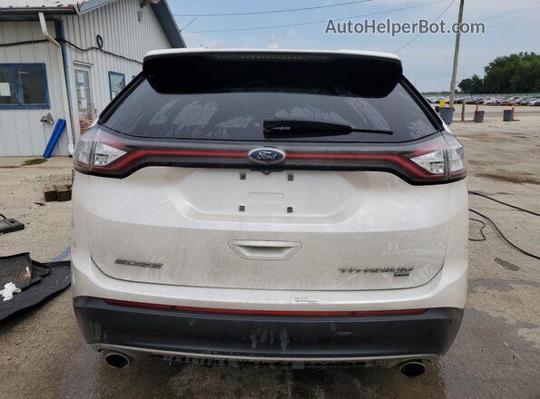 2FMPK4K87JBB49326 2018 FORD EDGE White უკანა ხედი