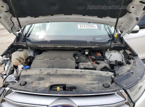 2FMPK4K87JBB49326 2018 FORD EDGE White ძრავის განყოფილების ხედი