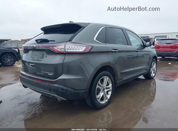 2FMPK4K92JBB43202 2018 FORD EDGE Gray უკანა მარჯვენა