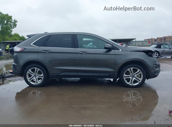 2FMPK4K92JBB43202 2018 FORD EDGE Gray სალონის 360-გრადუსიანი ხედი