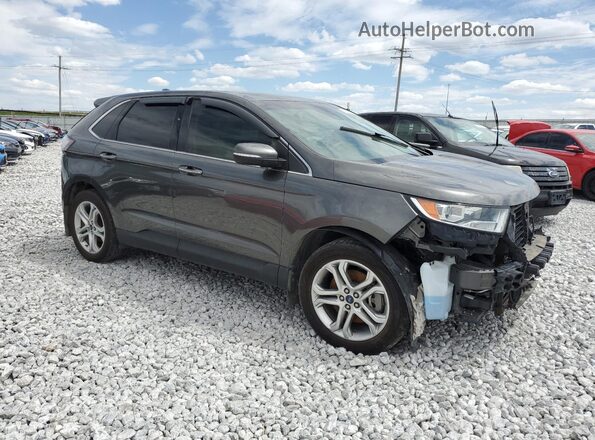 2FMPK4K93JBB68254 2018 FORD EDGE Gray წინა მარჯვენა