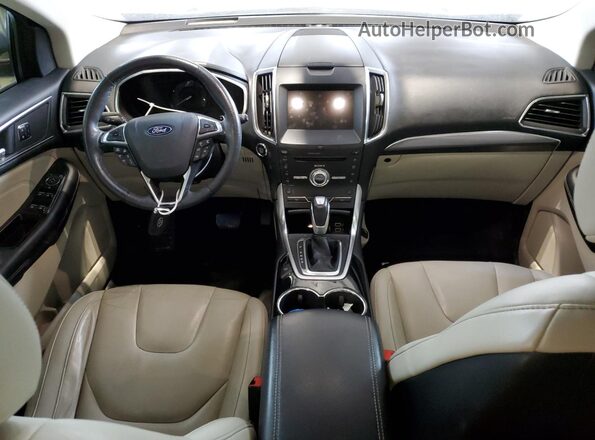 2FMPK4K93JBB68254 2018 FORD EDGE Gray წინა პანელის ხედი