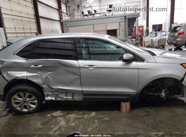 2FMPK4K97PBA39409 2023 FORD EDGE Silver უკანა სალონის ხედი