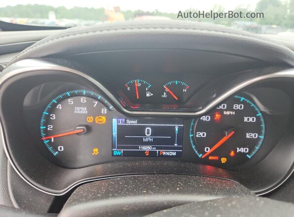 2G1105S39J9107024 2018 CHEVROLET IMPALA Серый Вид щитка приборов