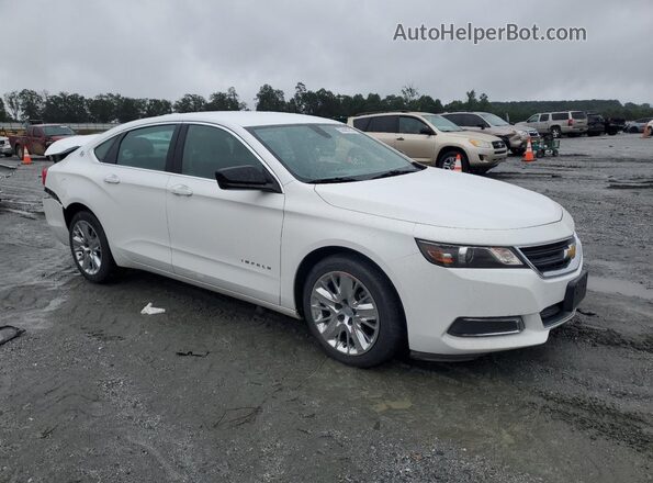 2G11X5SA2J9166314 2018 CHEVROLET IMPALA Белый Передняя правая четверть