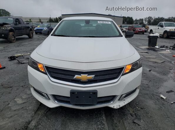 2G11X5SA2J9166314 2018 CHEVROLET IMPALA Белый Вид спереди
