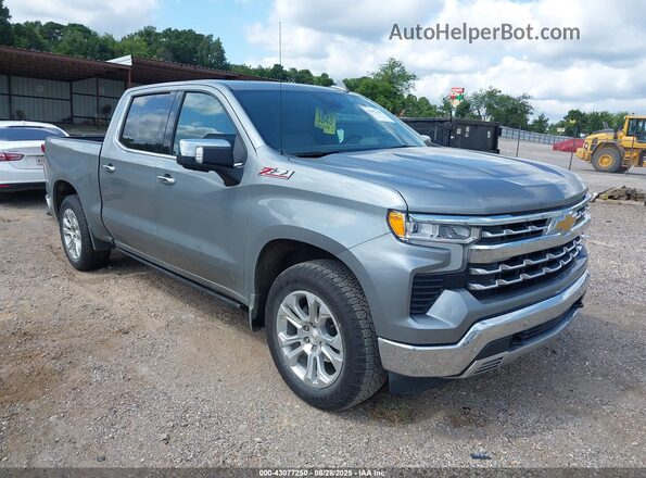 2GCUDGED9P1146096 2023 CHEVROLET SILVERADO Серый Передняя правая четверть