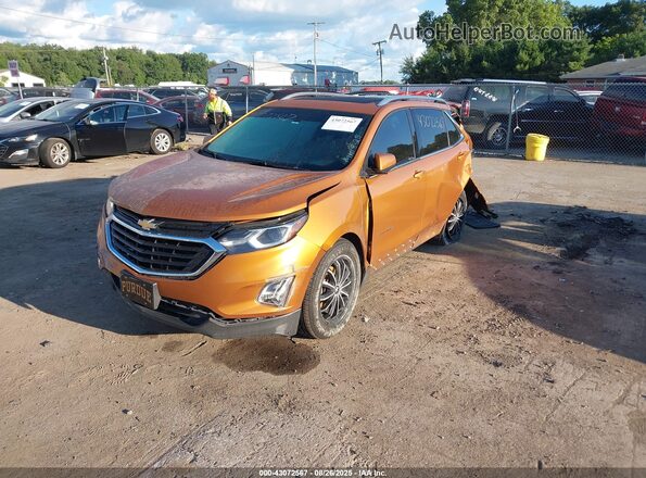 2GNAXJEV3J6138366 2018 CHEVROLET EQUINOX Orange Առջևի ձախ երեք քառորդ տեսարան