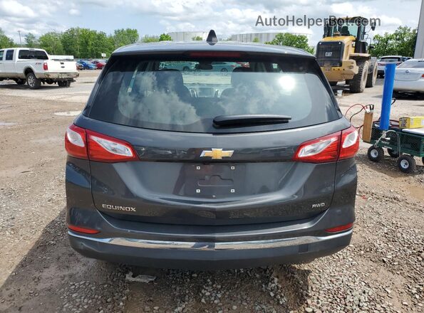 2GNAXREV7J6337595 2018 CHEVROLET EQUINOX Charcoal უკანა ხედი