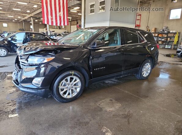 2GNAXSEV5J6175375 2018 CHEVROLET EQUINOX Black წინა მარცხენა ხედი სამი მეოთხედიდან