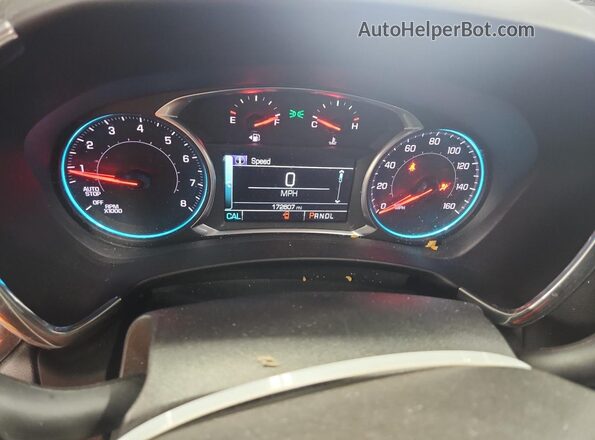 2GNAXTEX5J6200797 2018 CHEVROLET EQUINOX Red Vista del cuadro de instrumentos