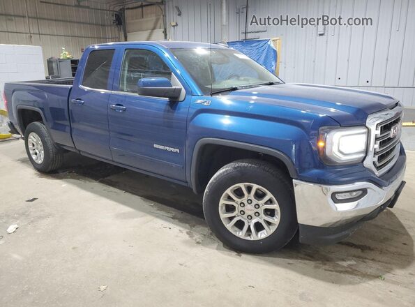2GTV2MECXJ1108612 2018 GMC SIERRA Синий Передняя правая четверть