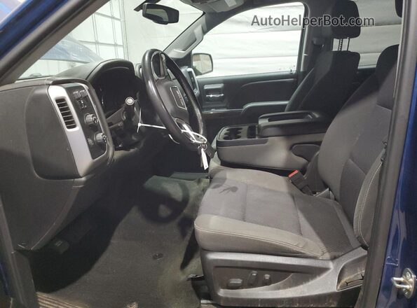 2GTV2MECXJ1108612 2018 GMC SIERRA Синий Вид салона спереди