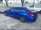 2018 Honda Civic Si Синий vin: 2HGFC1E55JH707833