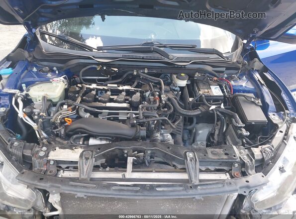 2HGFC1E55JH707833 2018 HONDA CIVIC Синий Вид сзади