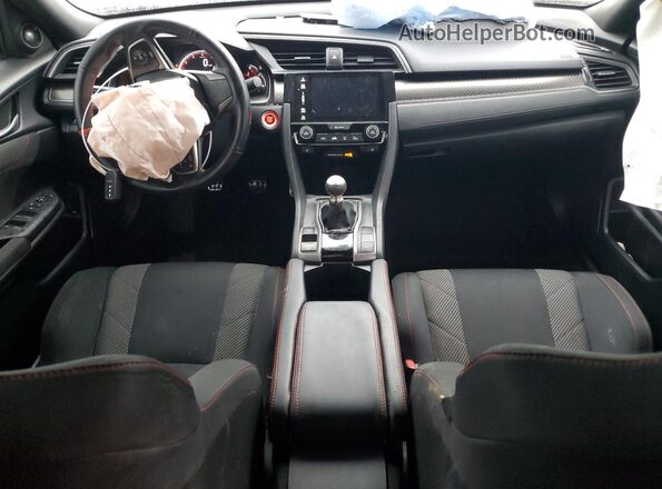 2HGFC1E55JH708965 2018 HONDA CIVIC Черный Вид панели приборов