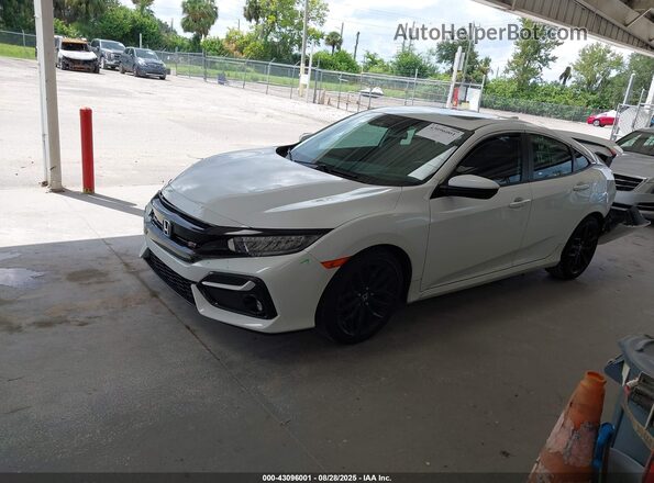 2HGFC1E5XLH703554 2020 HONDA CIVIC SI White Front left