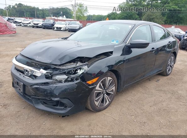 2HGFC1F70JH644883 2018 HONDA CIVIC Black წინა ხედი