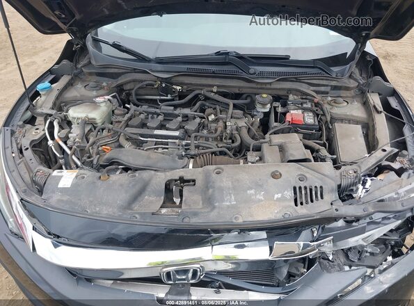 2HGFC1F70JH644883 2018 HONDA CIVIC Black უკანა ხედი