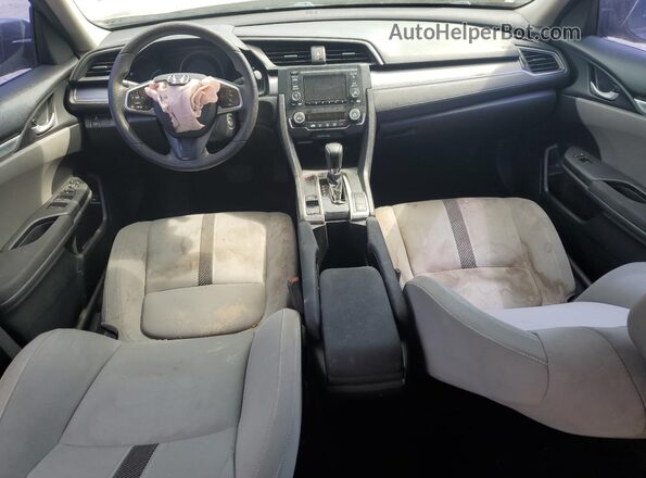 2HGFC2F52JH537239 2018 HONDA CIVIC Charcoal Widok deski rozdzielczej