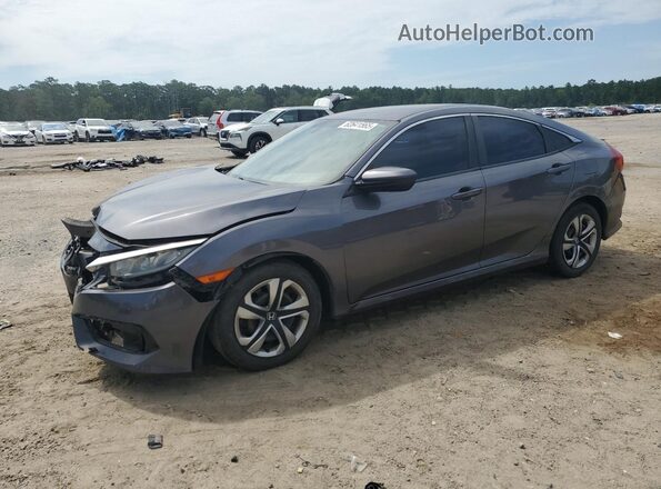 2HGFC2F52JH537239 2018 HONDA CIVIC Charcoal Przód lewy