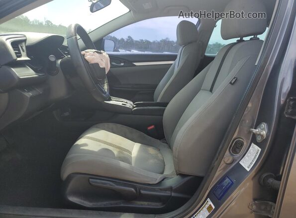 2HGFC2F52JH537239 2018 HONDA CIVIC Charcoal Widok wnętrza z przodu
