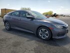 2018 Honda Civic Lx Gray vin: 2HGFC2F54JH541423