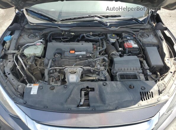 2HGFC2F54JH541423 2018 HONDA CIVIC Gray Vista interior trasera