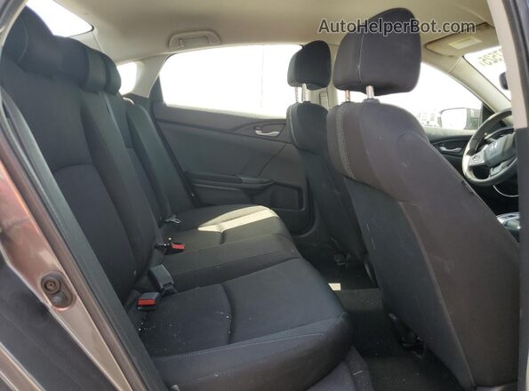 2HGFC2F54JH541423 2018 HONDA CIVIC Gray Vista de los asientos traseros
